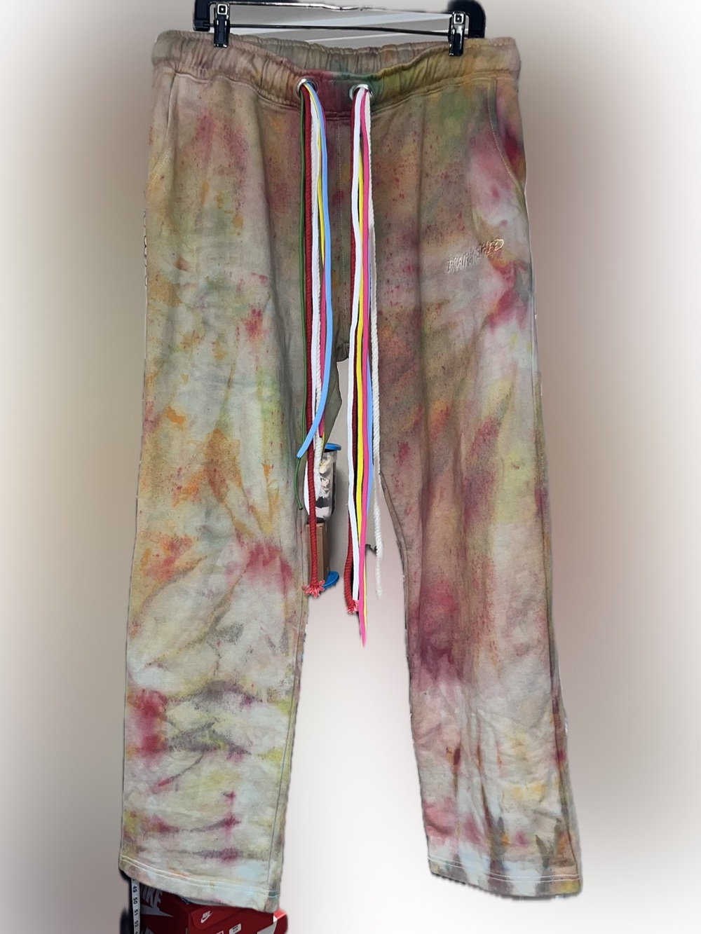 NWOT tie dye French terry size large  brainwashed brand streetwear joggers new 🆕